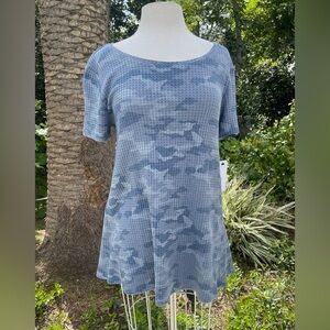 NWT Sonoma woven camo top -  size L